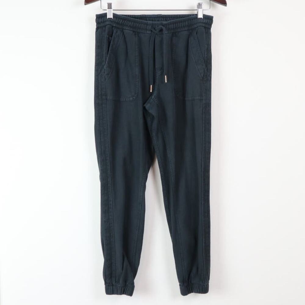 Athleta Size 2 Farallon Jogger Lightweight Pants Organice Cotton Black